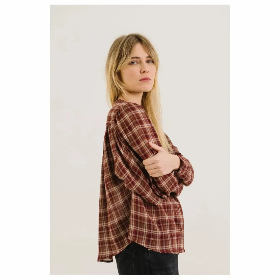 Blouse Gladis Utah Carreaux | Rouille