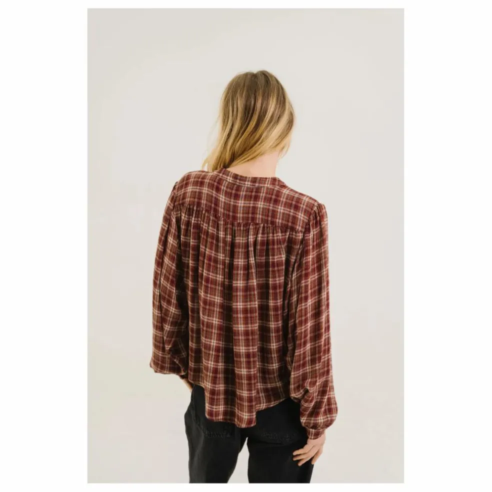 Blouse Gladis Utah Carreaux | Rouille