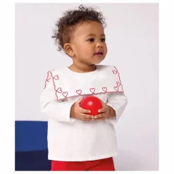 Blouse Grand Col Popeline Coton Bio | Blanc