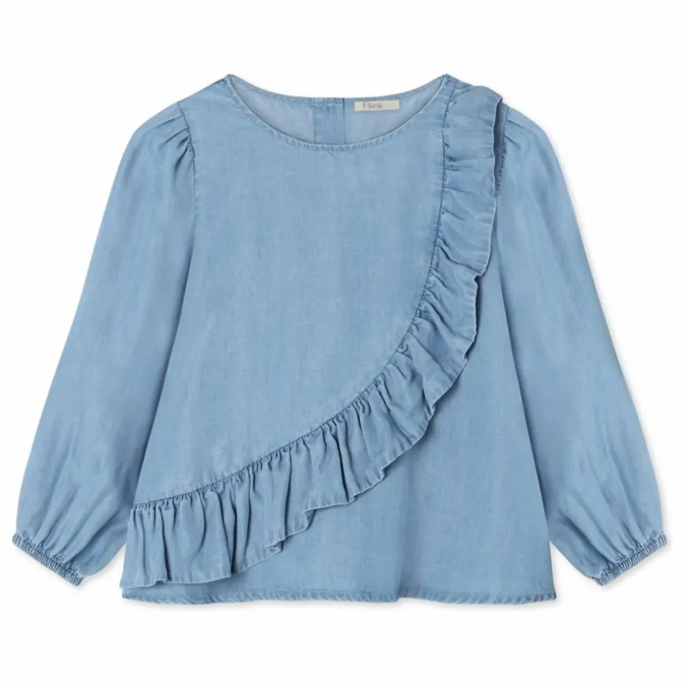 Blouse Helene Tencel | Bleu Clair