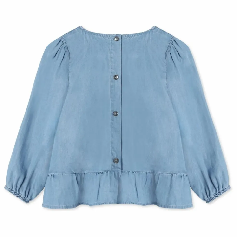 Blouse Helene Tencel | Bleu Clair