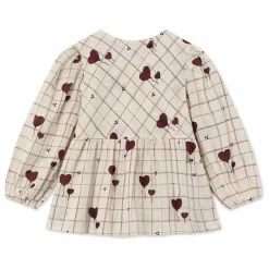 Blouse Ilove Carreaux | Ecru