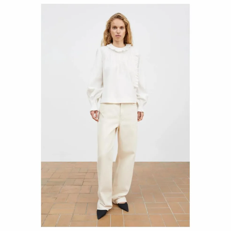 Blouse Iris Coton Bio | Blanc optique