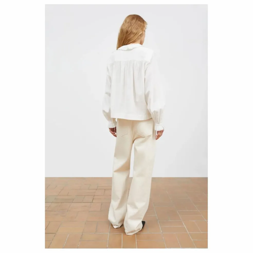 Blouse Iris Coton Bio | Blanc optique