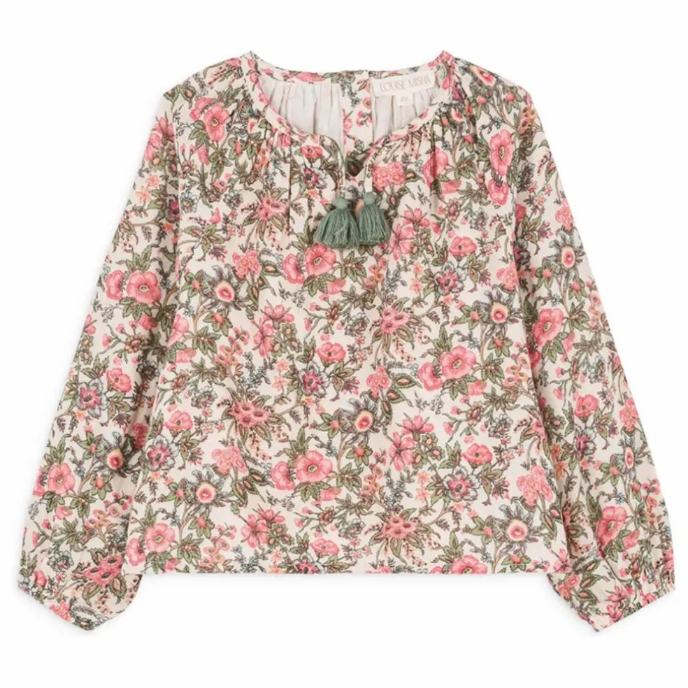 Blouse Iris Fleurie | Rose