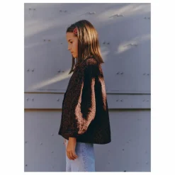 Blouse Irène Léopard | Marron