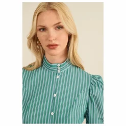 Blouse Iza Rayée | Vert