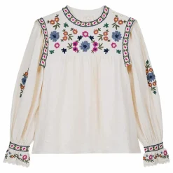 Blouse Izza Double Gaze de Coton Bio - Collection Femme | Crème