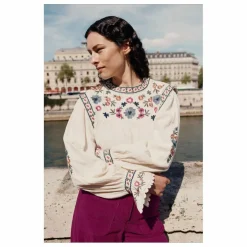 Blouse Izza Double Gaze de Coton Bio - Collection Femme | Crème