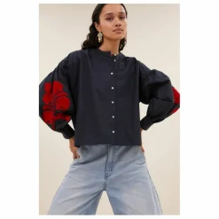 Blouse Janet | Bleu nuit