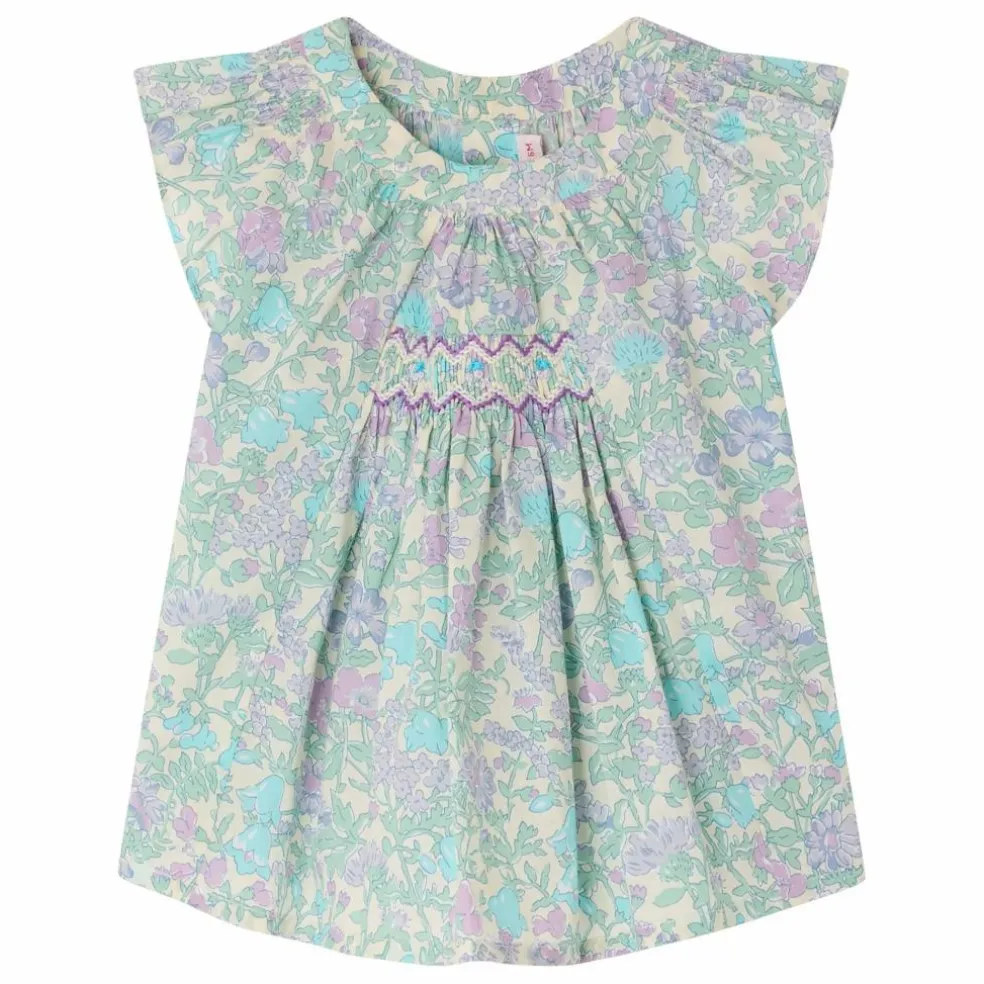 Blouse Laurie Liberty Coton Bio | Vert d'eau