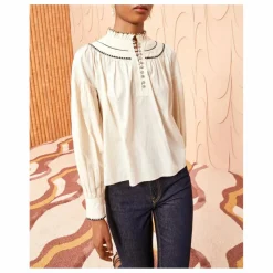 Blouse Lennie Popeline de Coton | Ivoire