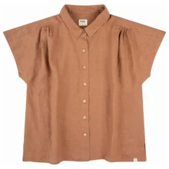 Blouse Lin | Marron