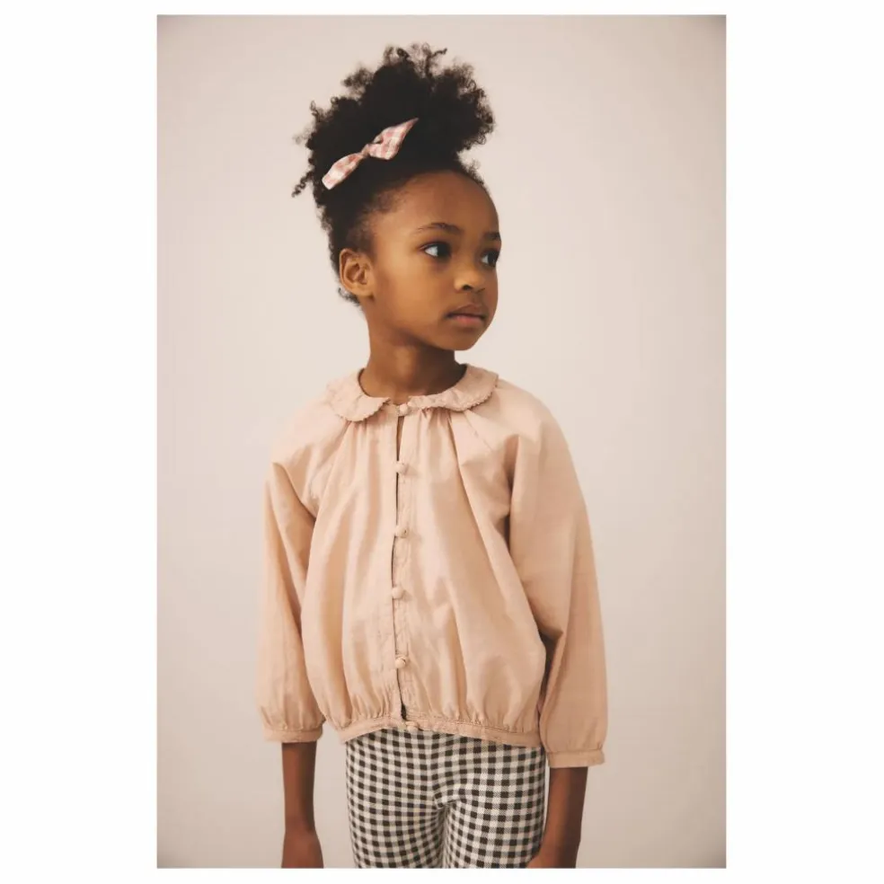 Blouse Lora Coton Bio | Rose pâle