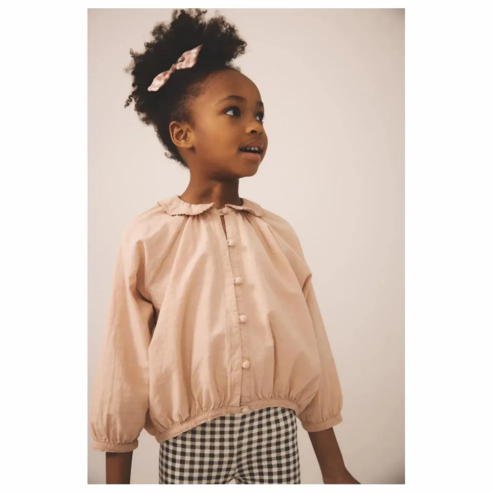 Blouse Lora Coton Bio | Rose pâle