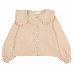 Blouse Lurex Gaze de Coton Bio | Rose