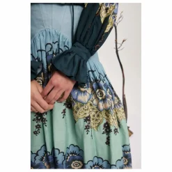 Blouse Madalena Coton et Soie | Bleu