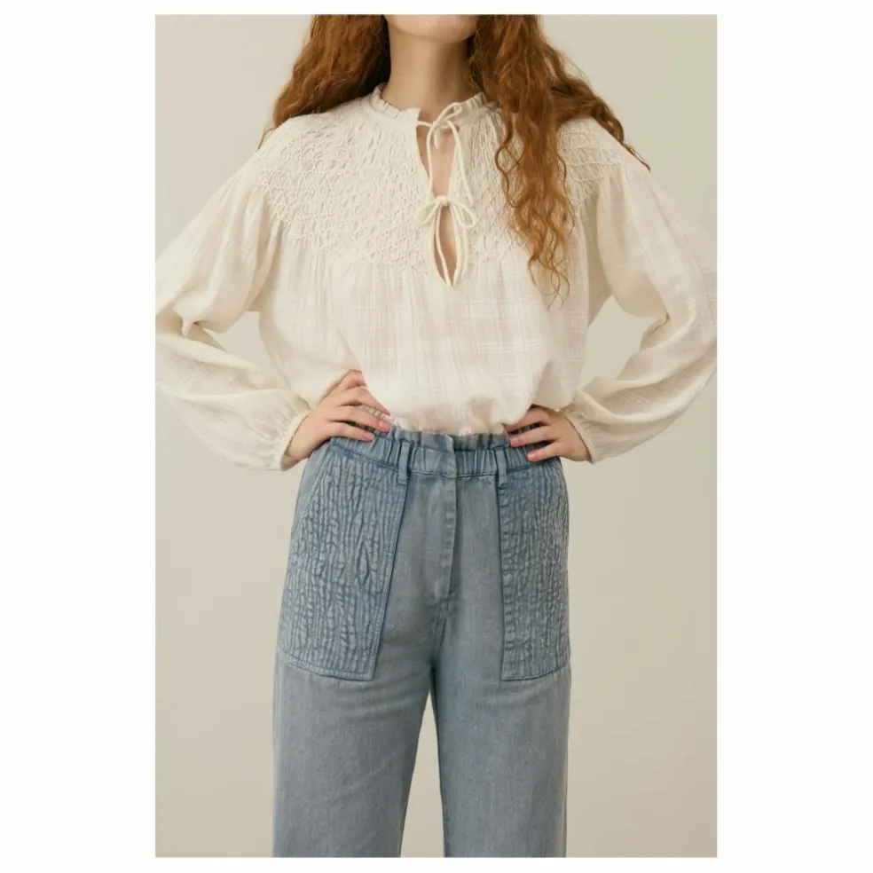 Blouse Nicoletta - Collection Femme | Blanc