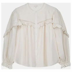 Blouse Noelianne Popeline de Coton Bio - Collection Femme | Crème