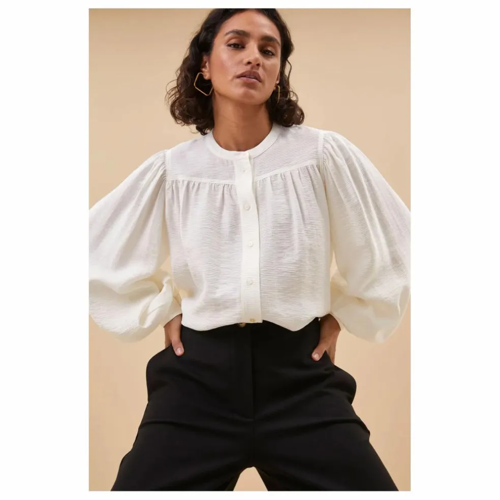 Blouse Olan | Blanc