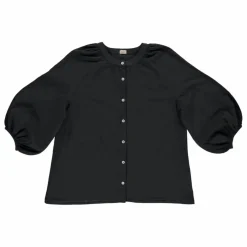Blouse Onagre Double Gaze de Coton - Collection Femme | Noir
