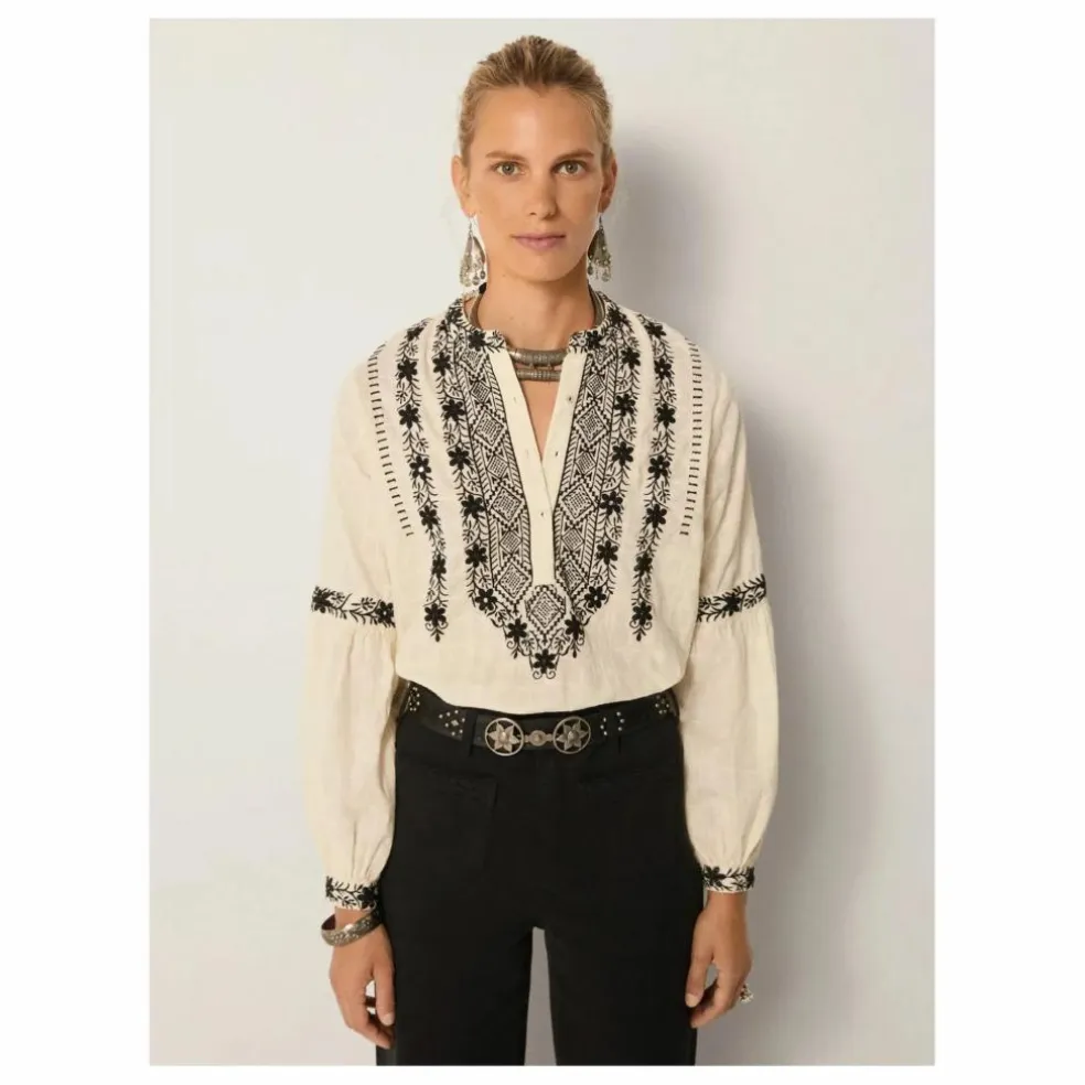 Blouse Orchid Bruna | Blanc