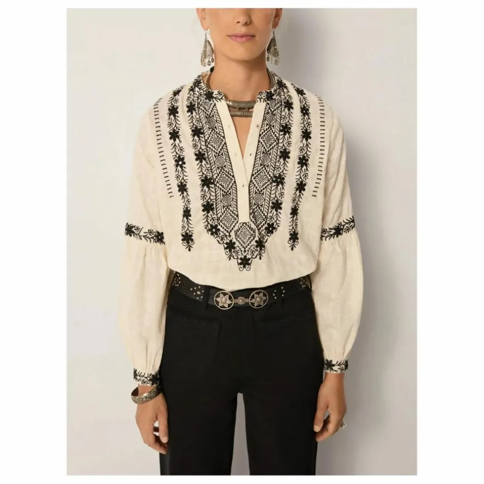 Blouse Orchid Bruna | Blanc