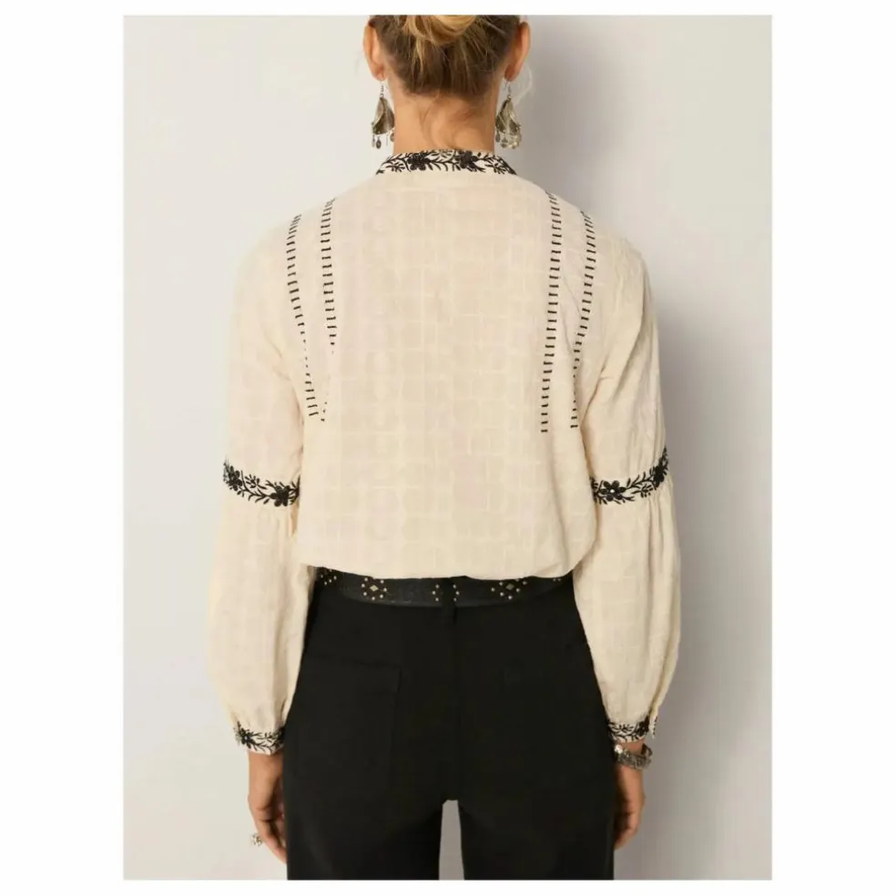 Blouse Orchid Bruna | Blanc