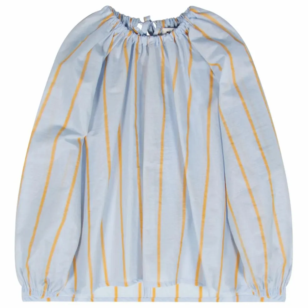 Blouse Rayée | Bleu Clair