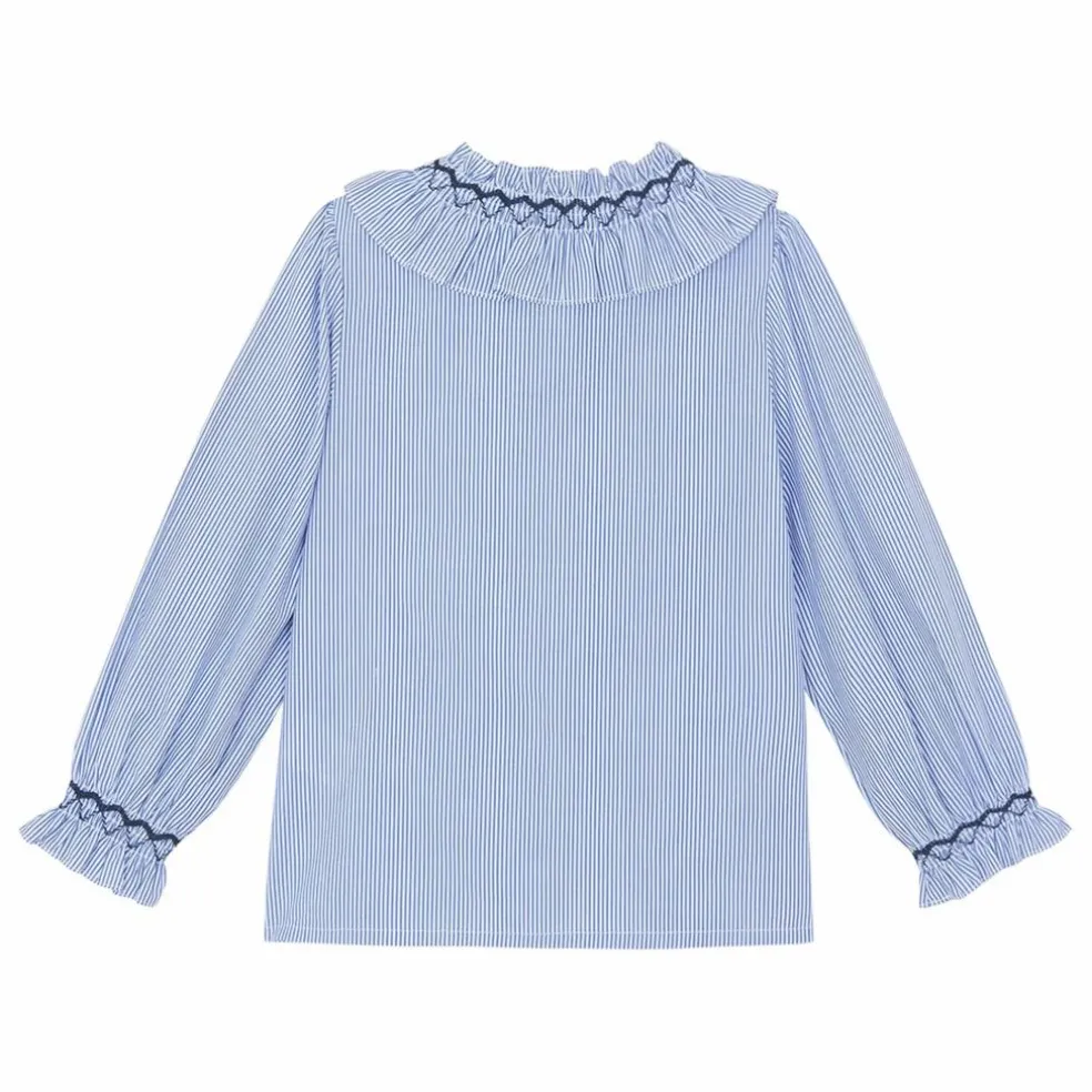 Blouse Rayures | Bleu