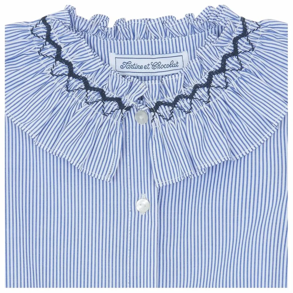 Blouse Rayures | Bleu