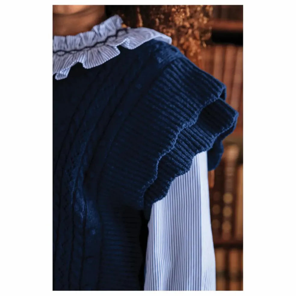 Blouse Rayures | Bleu