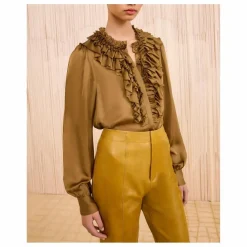 Blouse Rouen Soie | Bronze