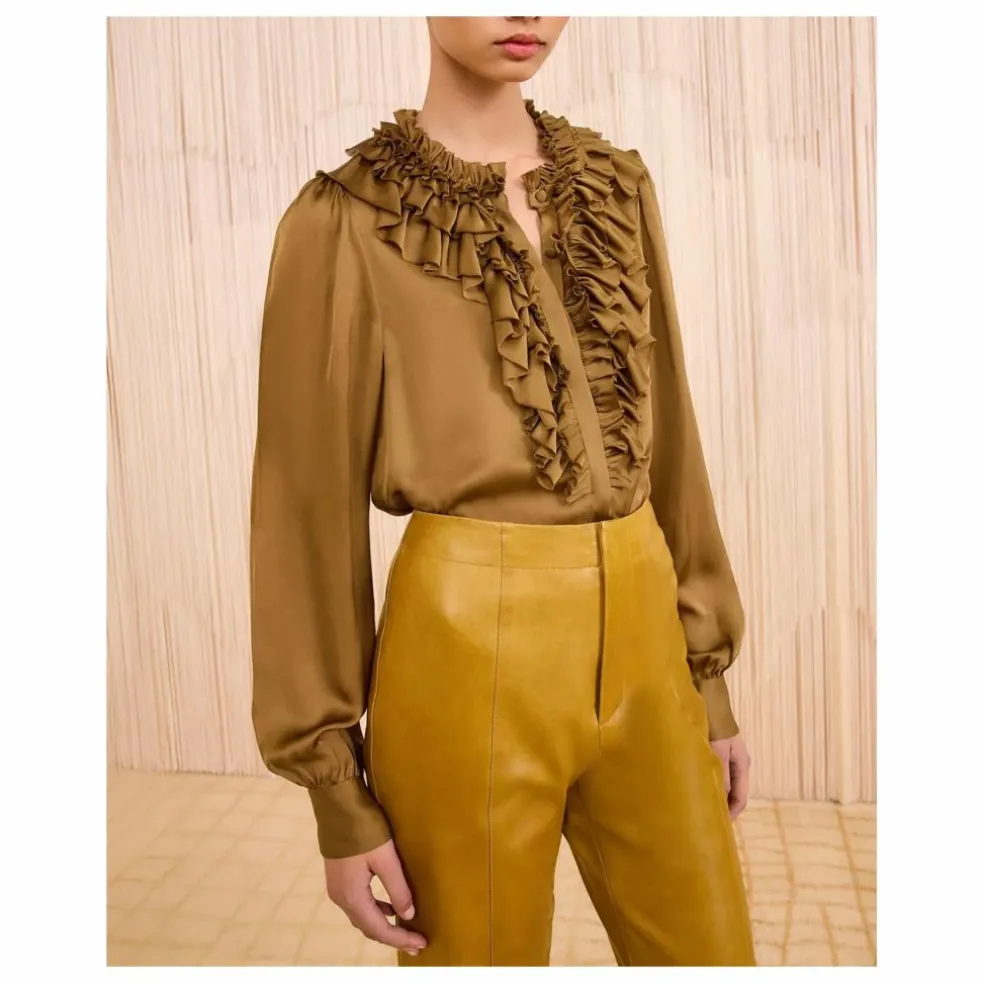 Blouse Rouen Soie | Bronze
