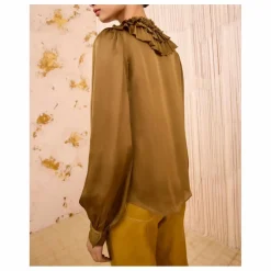 Blouse Rouen Soie | Bronze