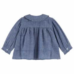 Blouse Smockée | Bleu