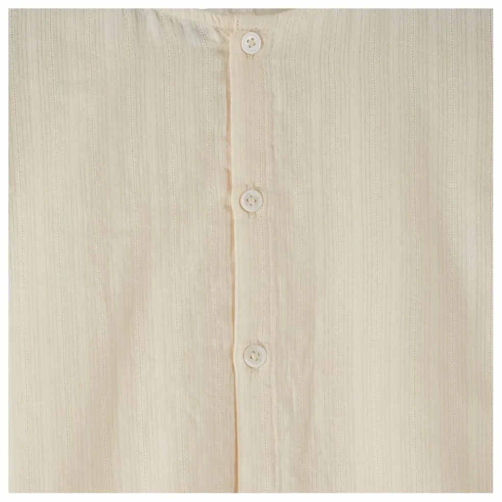Blouse Smocke Brodée Main | Ecru