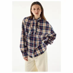 Blouse Tom Carreaux | Bleu marine