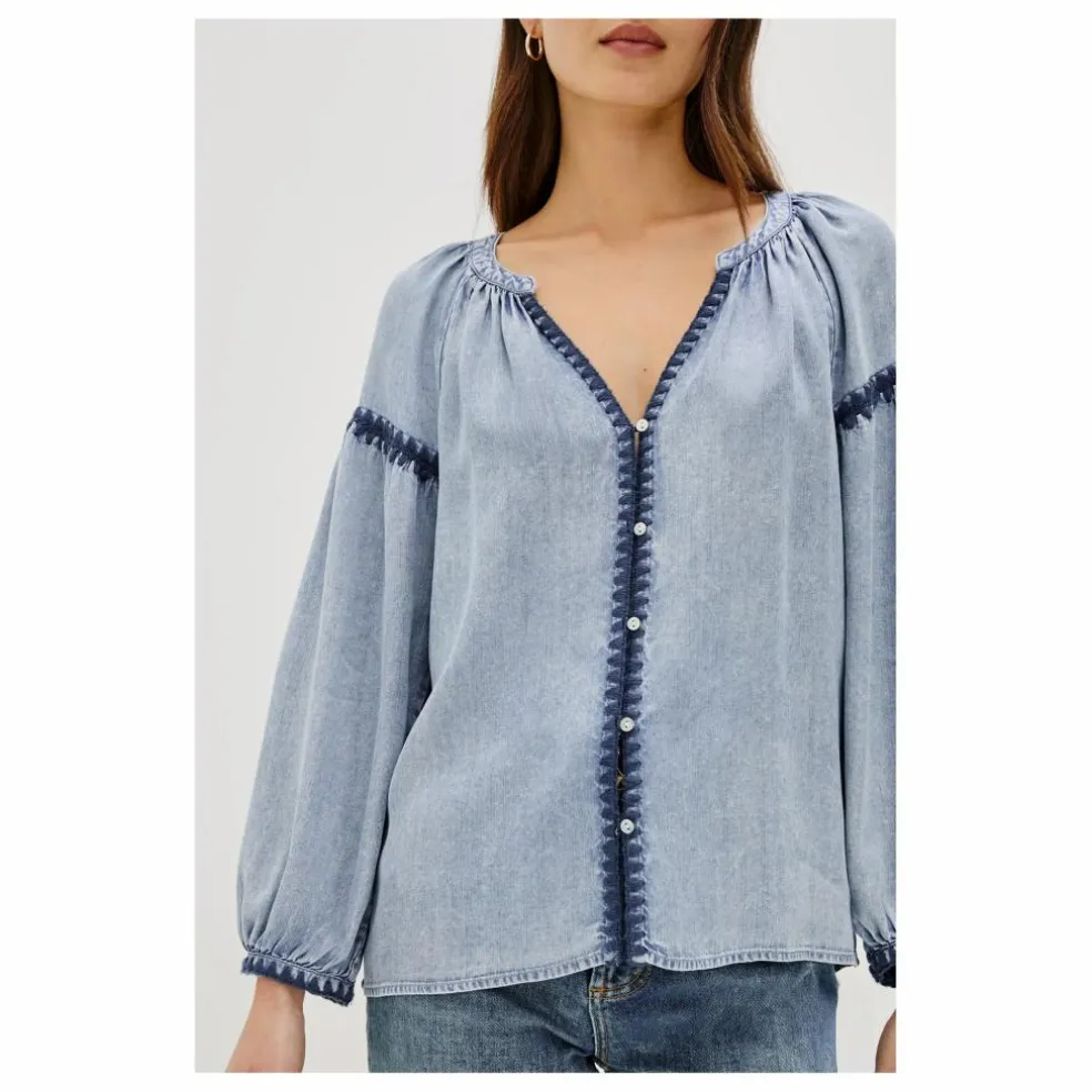 Blouse Toshi | Bleu ciel