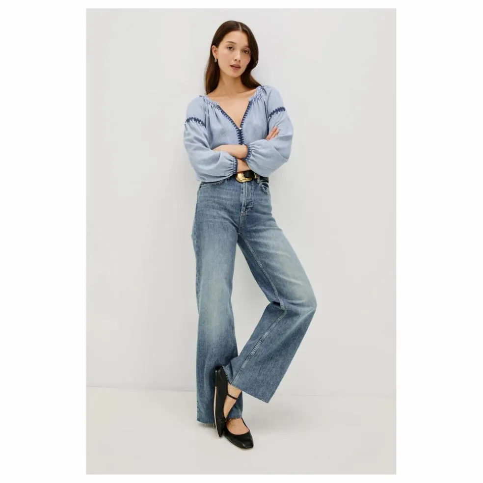 Blouse Toshi | Bleu ciel