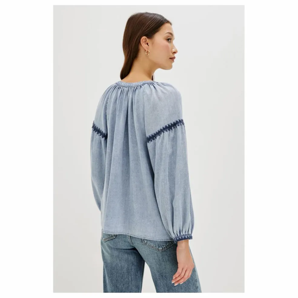 Blouse Toshi | Bleu ciel