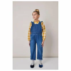 Blouse Vichy | Jaune moutarde
