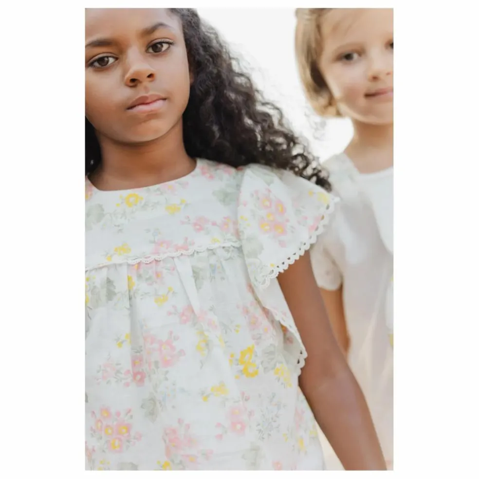 Blouse Volant | Ecru
