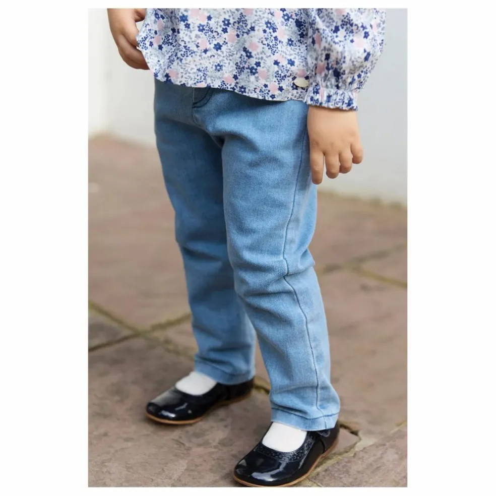 Blouse Volants | Bleu
