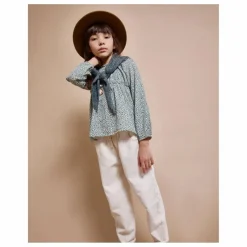 Blouse Volants | Vert Cèdre