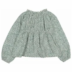 Blouse Volants | Vert Cèdre