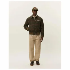 Blouson Bomber Varsity | Marron