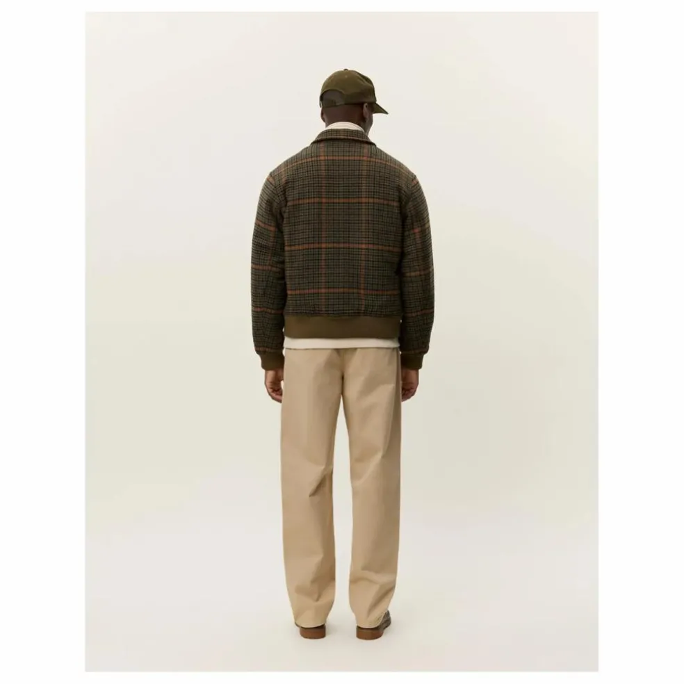 Blouson Bomber Varsity | Marron