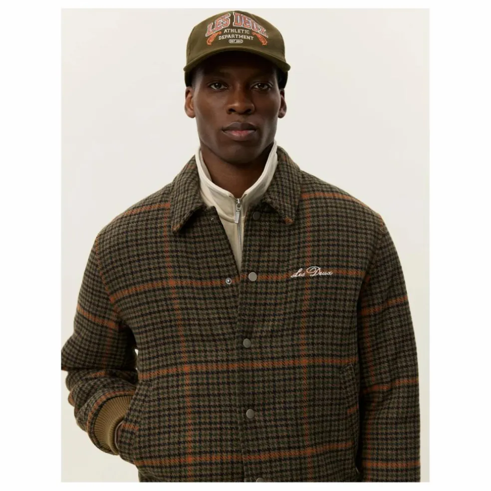 Blouson Bomber Varsity | Marron