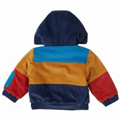 Blouson Retro Velours Côtelé | Bleu marine